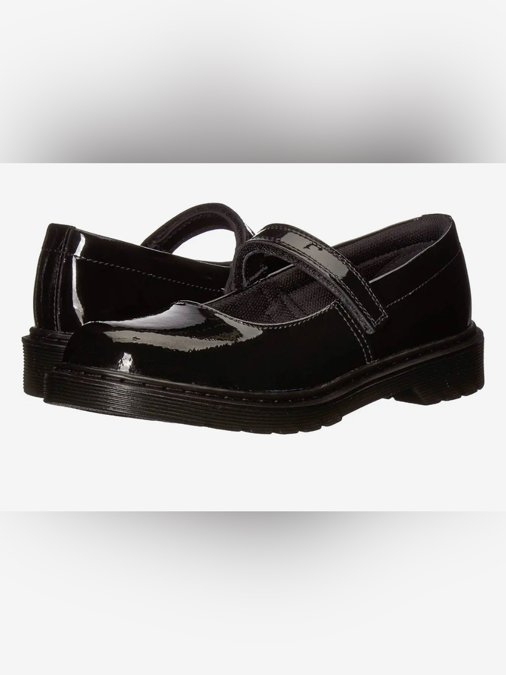 Dr Martens Maccy Mary Jane Shoes with Velcro Strap